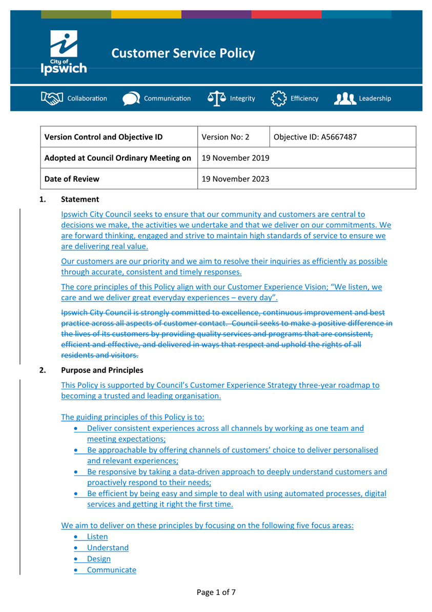 Agenda Of Council Ordinary Meeting Thursday June