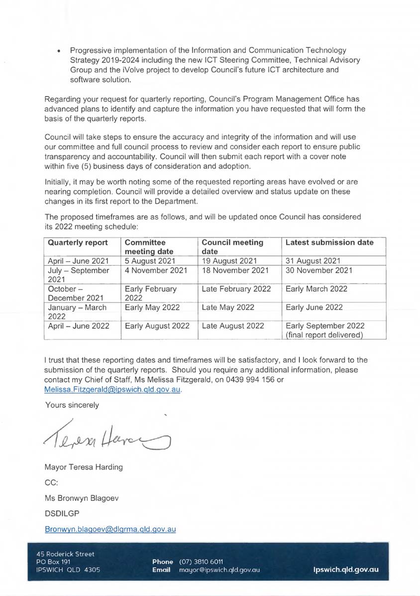 Agenda of Governance and Transparency Committee - Thursday, 4 November 2021